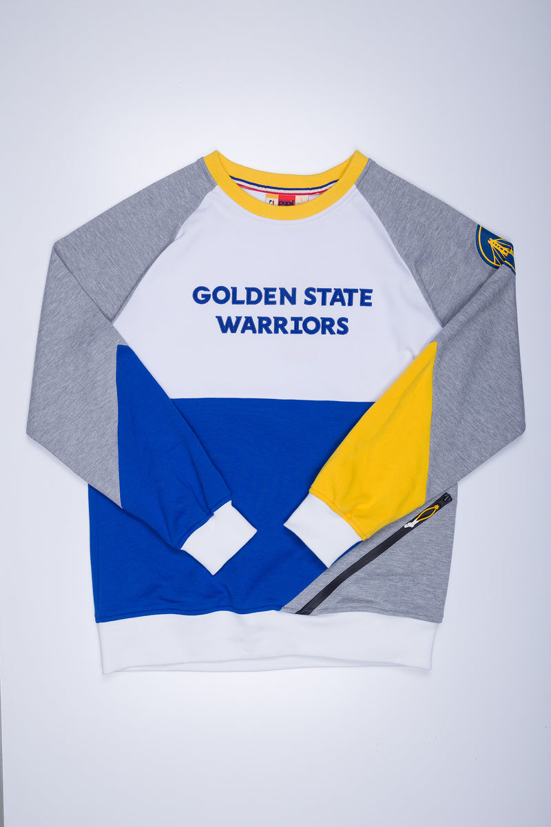 warriors crew neck sweatshirt